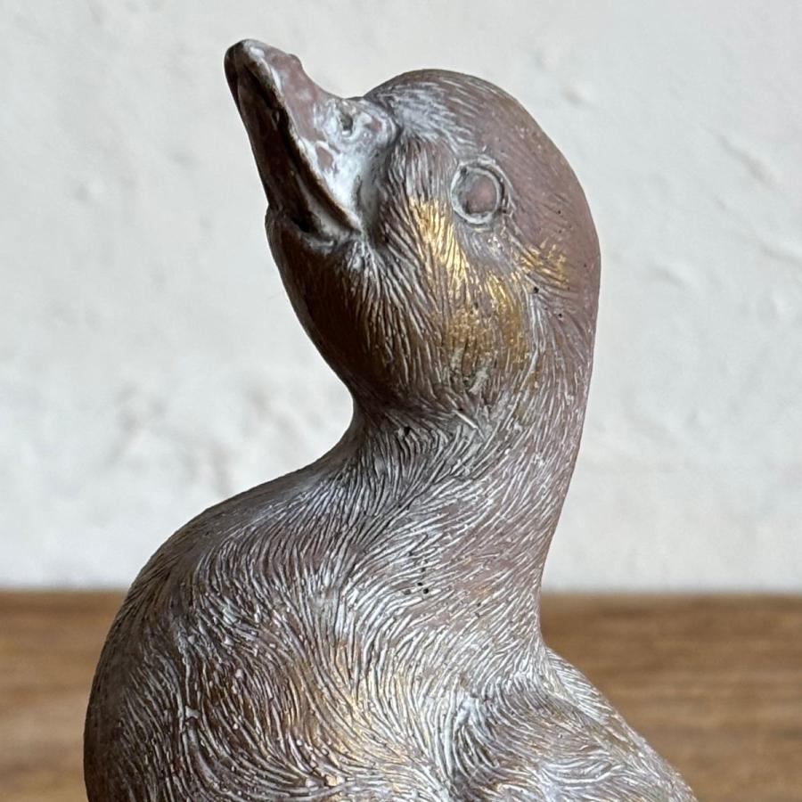 オブジェ デコール セメントオブジェ バード L （ 置物 あひる アヒル