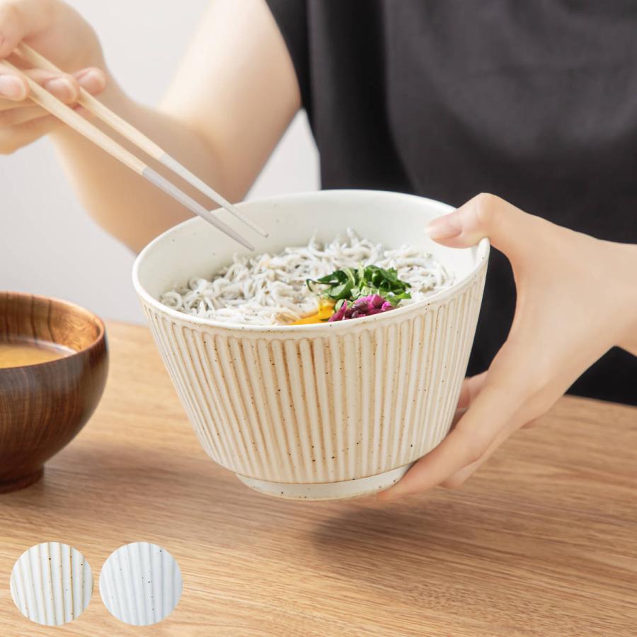 ＆NE ハレとケ 波佐見焼 どんぶり （ 電子レンジ対応 食洗機対応 磁器