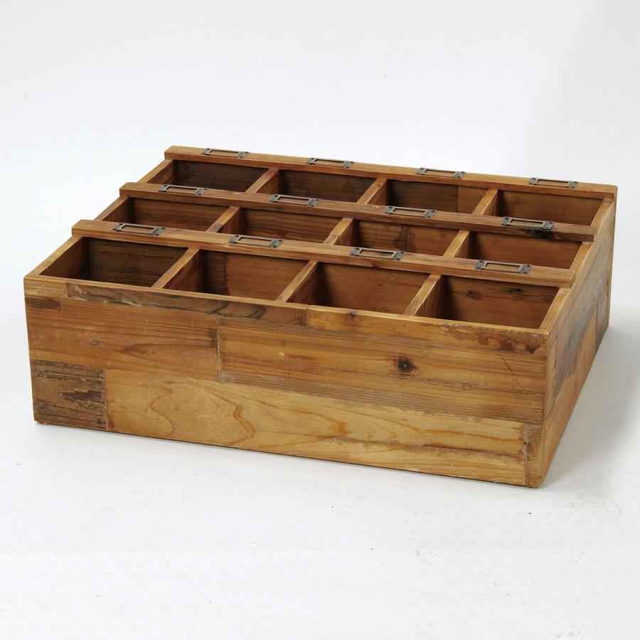 木製コレクションボックス 小物入れ　整理箱　小引出 木製コレクションボックス 小物入れ整理箱小引出