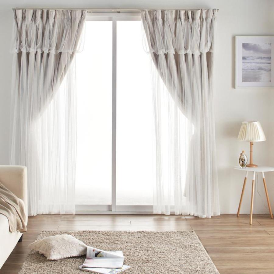 ユニベール（UNIVERS） カーテン 遮光 2級 2枚組 幅100cm×丈190cm