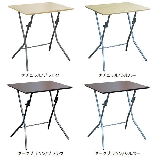 折りたたみテーブル　スタンドタッチテーブル　幅63.5cm （ デスク 机 ）｜colorfulbox｜02