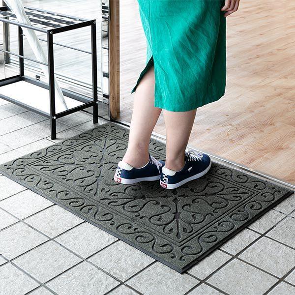 山崎産業 玄関マット 泥落とし 60×90cm ソフテップマット リッチ