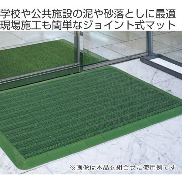 山崎産業 玄関マット 屋外 業務用 本駒 15×15cm ライナーハードマット