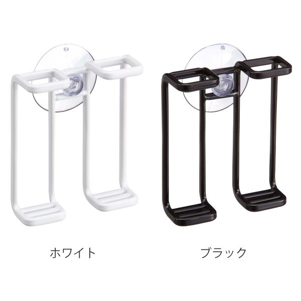 tower 山崎実業 吸盤トゥースブラシホルダー タワー