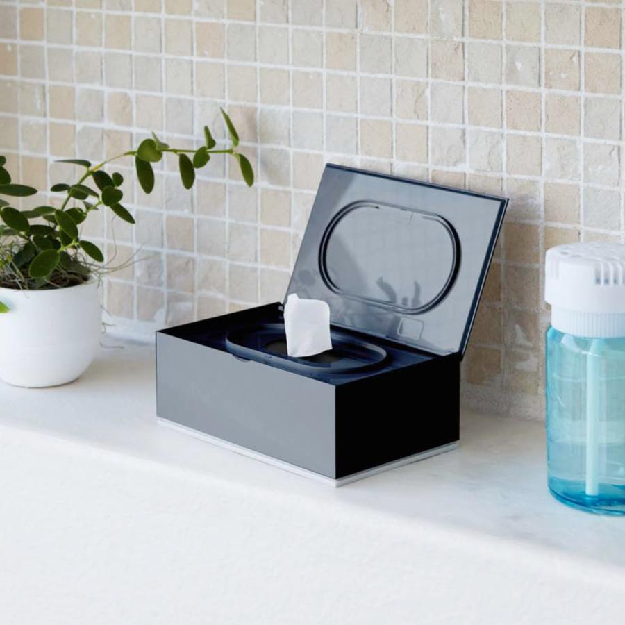 山崎実業 ウェットティッシュケース 横置き用 ヴェール （ ウェット