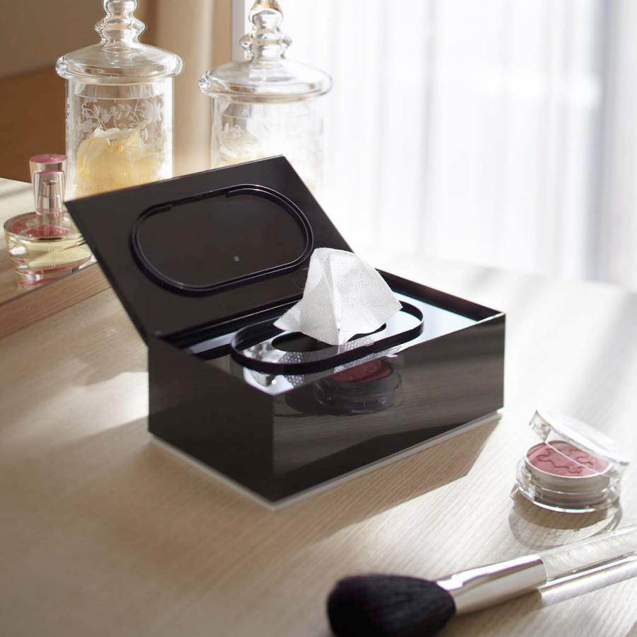 山崎実業 ウェットティッシュケース 横置き用 ヴェール （ ウェット