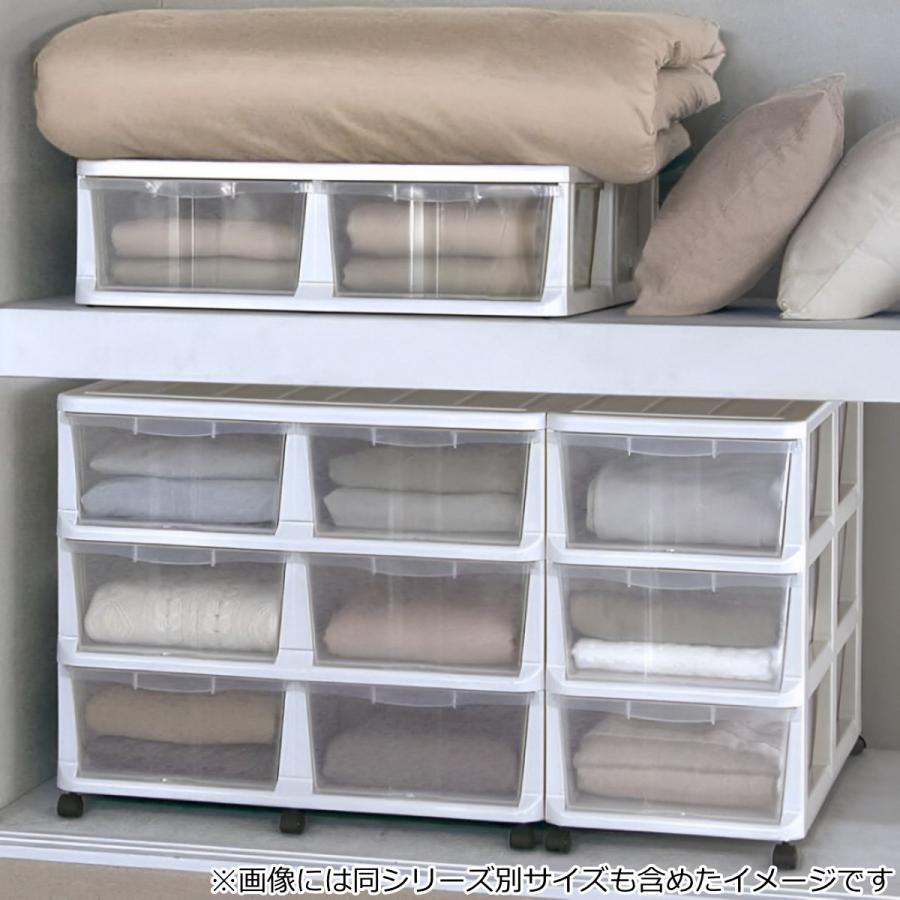 天馬 チェスト 押入れ収納ケース 引き出し 3段 （ 幅74×奥行70×高さ