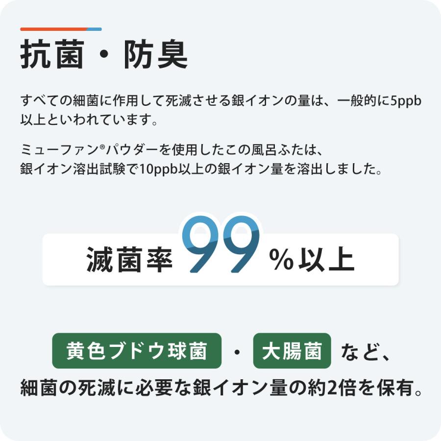 風呂ふた 折りたたみ 75×150cm 用 L15 Ag銀イオン 日本製 実寸75×149cm ( レビュー特典付き 風呂蓋 風呂フタ 抗菌 カビにくい ミューファン ) :4904892403399:お弁当グッズのカラフルボックス - 通販 - Yahoo!ショッピング 風呂ふた 折りたたみ 75×150cm 用 L15 Ag銀イオン 日本製 実寸75×149cm ( レビュー特典付き 風呂蓋 風呂フタ 抗菌 カビにくい ミューファン ) :4904892403399:お弁当グッズのカラフルボックス - 通販 - Yahoo!ショッピング