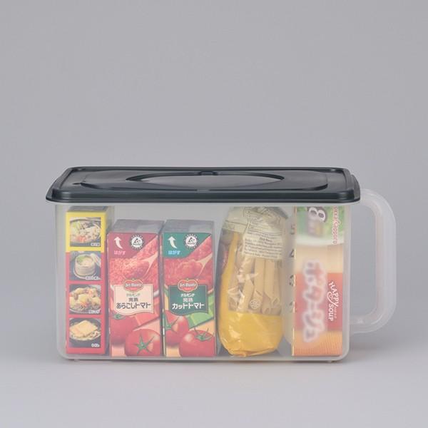 イノマタ化学 保存容器 6.3L 浅型 取っ手付き 同色8個セット （ 食品