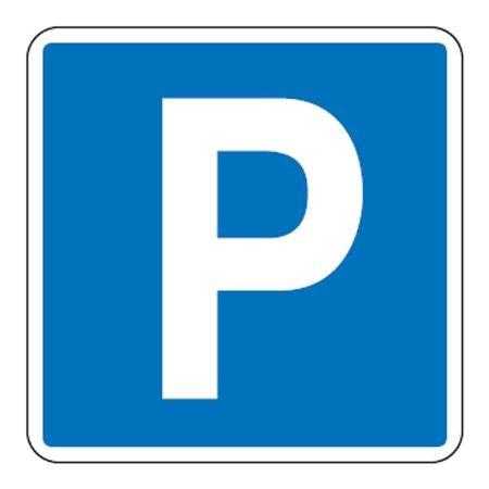 路面道路標識 P 駐車場 Parking 強力粘着テープ付き 軟質エンビタイプ 安全標識 シール 驚きの値段