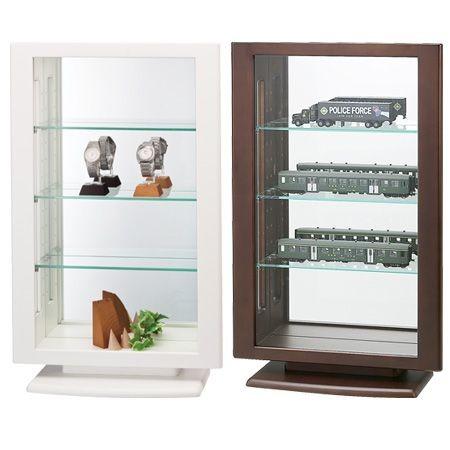 SALE♪関税込コレクションケース カルトーネ 幅40×高さ63cm 背面ミラー 