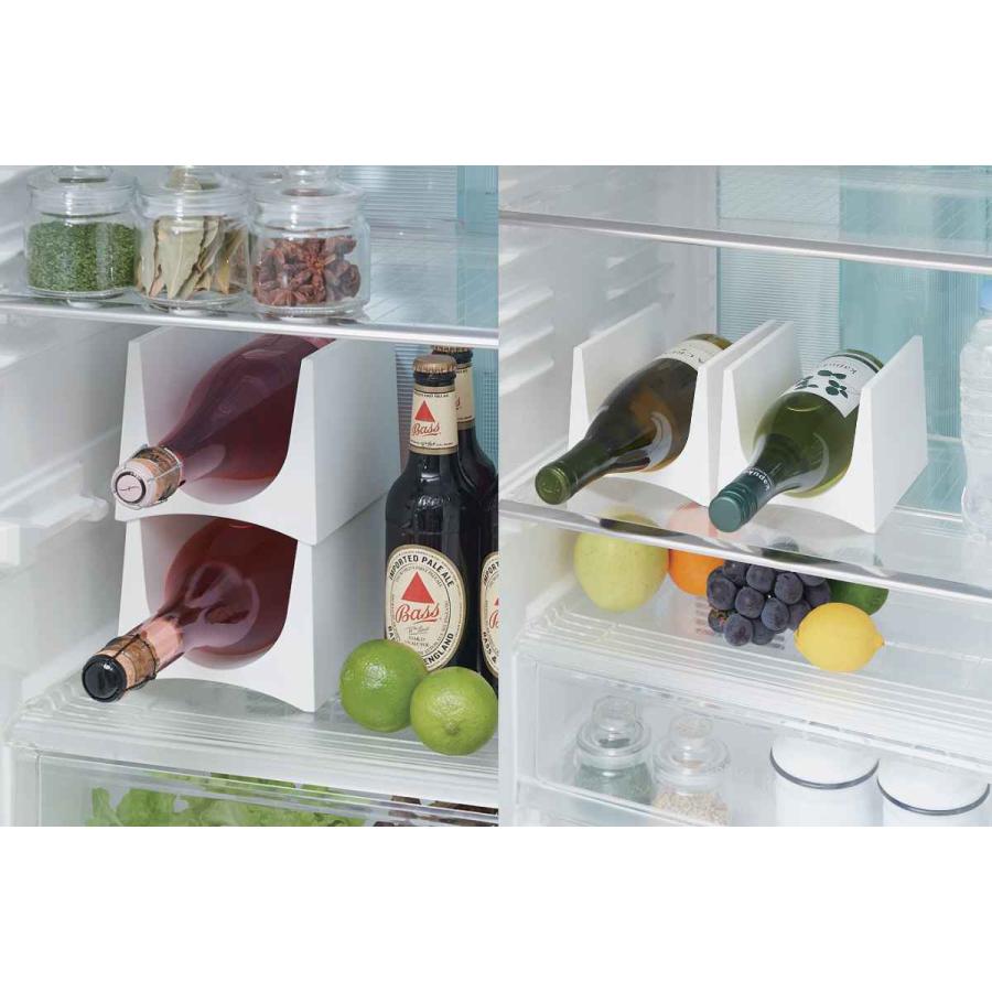 吉川国工業所 ワインラック プラスチック スタッキング 同色2個セット