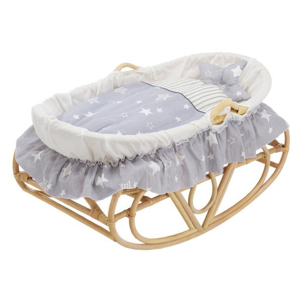 ラタン ベビーベッド クーハン クーファン ゆりかご