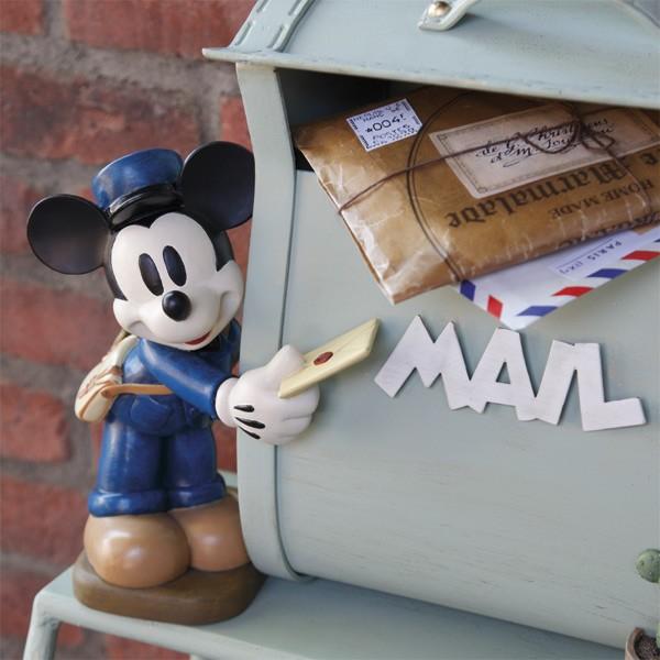 Disney（ディズニー） 郵便ポスト スタンドポスト ポストマンミッキー