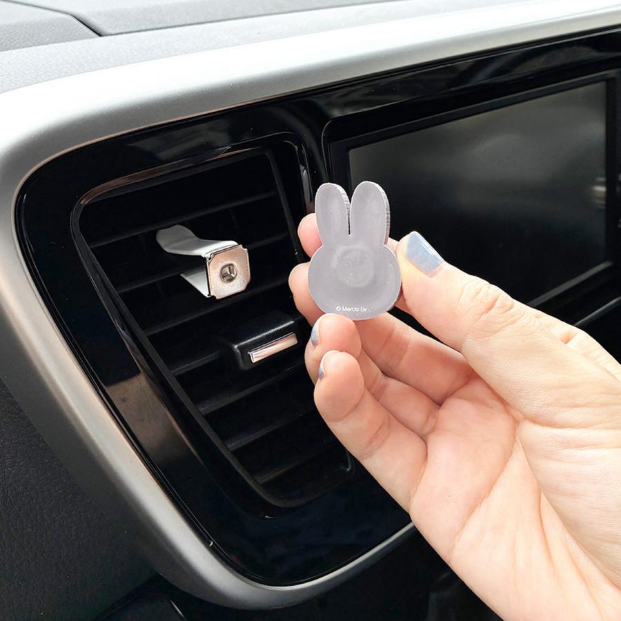 カーアクセサリー エアコンルーバー アクセサリー2個組 （ miffy ミッフィー 車用 エアコン 吹き出し口 ルーバー カー用品 かわいい キャラクター ） | nicott | 06