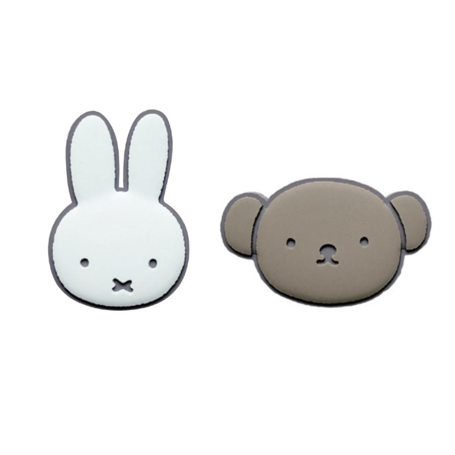 カーアクセサリー エアコンルーバー アクセサリー2個組 （ miffy ミッフィー 車用 エアコン 吹き出し口 ルーバー カー用品 かわいい キャラクター ） | nicott | 07