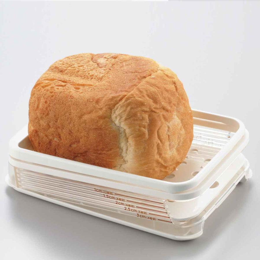 パンスライサー ホームベーカリースライサー 5段階 カットガイド （ スライスガイド 食パンスライス 食パン スライサー パン切り 日本製 ）  :4954267039555:お弁当グッズのカラフルボックス - 通販 - Yahoo!ショッピング