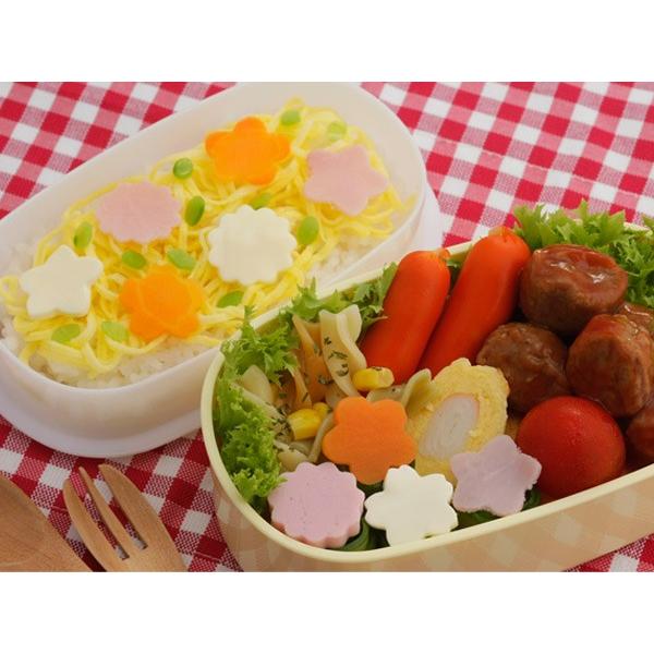 和食屋さん 野菜ぬきがた 4個 （ 野菜 型 抜き 押し型 ） : お弁当