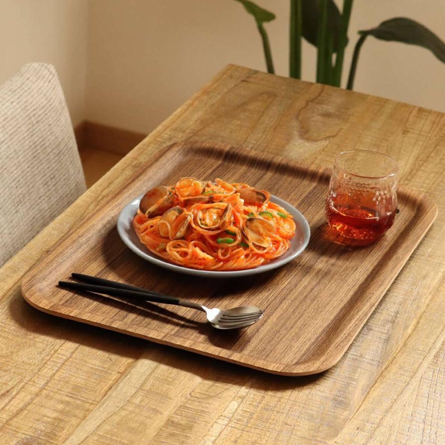 チーク仕切り盆⑅インドネシア お盆 トレー 丸 通販 トレイ チークトレー 約 220mm おぼん 木製