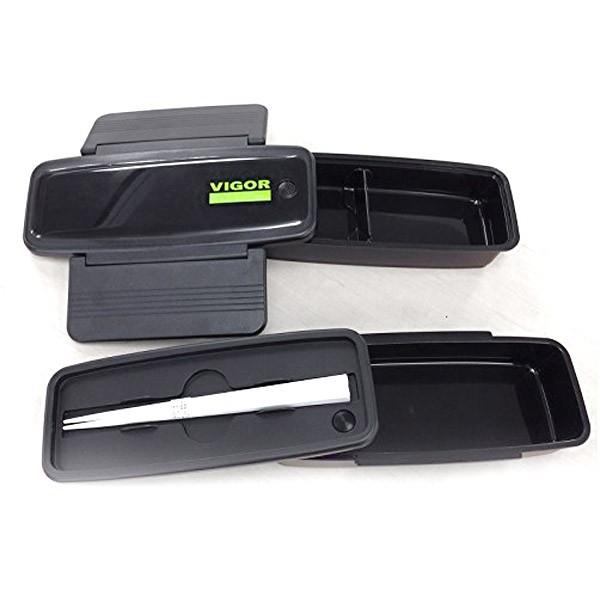 お弁当箱 2段 ヴィガー 860ml 消臭 抗菌 保冷バッグ付き 弁当箱 箸付き 食洗機対応 おすすめ お弁当グッズのカラフルボックス 通販 Yahoo ショッピング