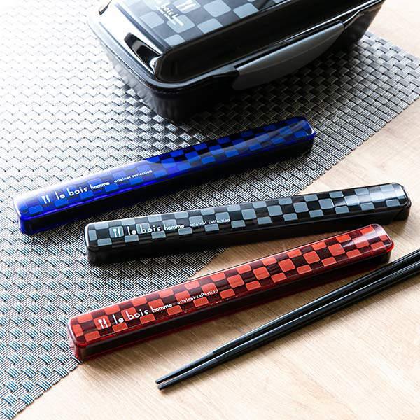 箸 箸箱セット ル ボア オム M 21cm 男性用 食洗機対応 箸 箸箱 スライド式 携帯用カトラリー お弁当グッズのカラフルボックス 通販 Yahoo ショッピング