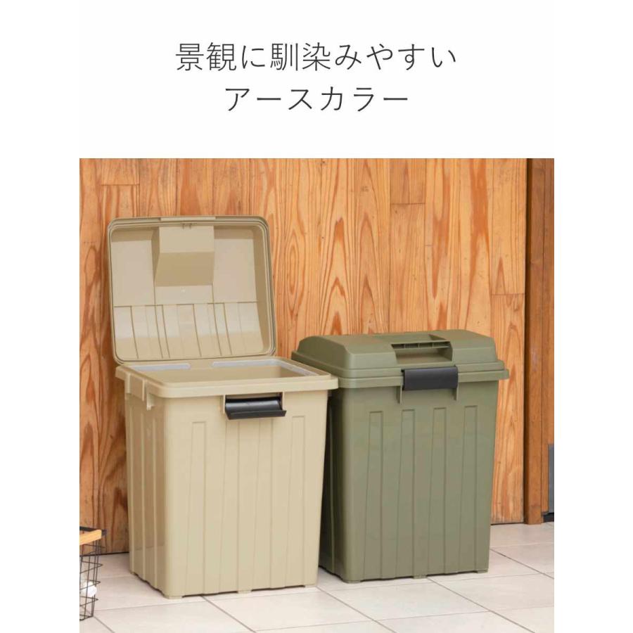 ゴミ箱 70L 屋外兼用 連結ハンドルペール （ ごみ箱 70リットル 屋外 屋内 大容量 連結可能 ハンドル 外用 大きい ふた付き シンプル おしゃれ ）｜colorfulbox｜16