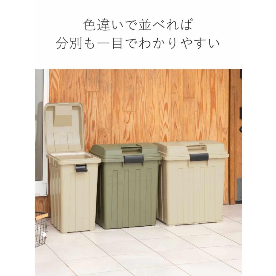 ゴミ箱 70L 屋外兼用 同色4個セット 連結ハンドルペール （ ごみ箱 70リットル 同色 4個セット 屋外 屋内 大容量 連結可能 ハンドル 外用 大きい ふた付き ）｜colorfulbox｜17