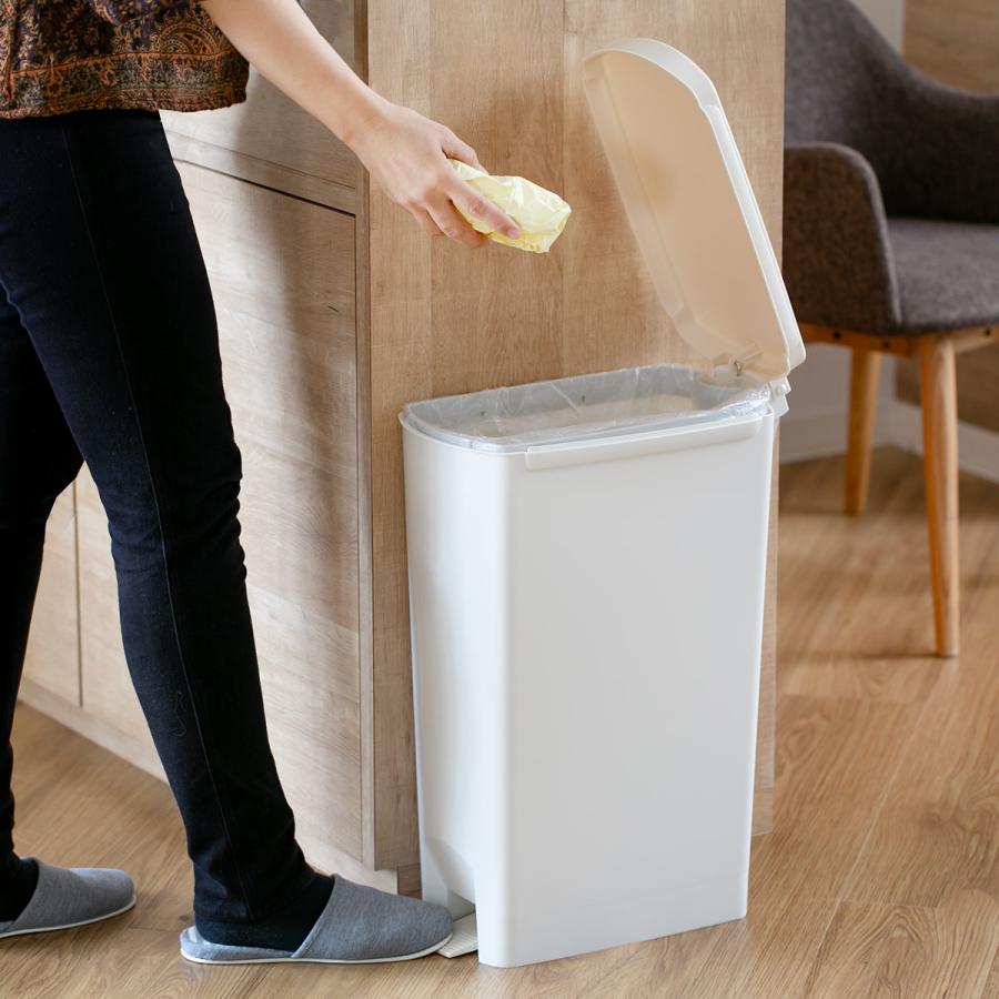 TONBO（新輝合成） ゴミ箱 26L ふた付き セパ 抗菌 超 スリム