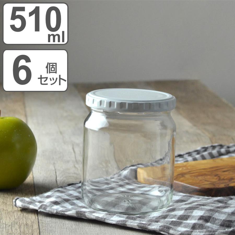 東洋佐々木ガラス 保存容器 ジャム瓶600 510ml 6個セット （ ガラス