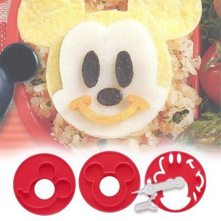 抜き型 キャラ弁作りセット ミッキーマウス （ 簡単キャラ弁 お弁当グッズ 子供 ）｜colorfulbox