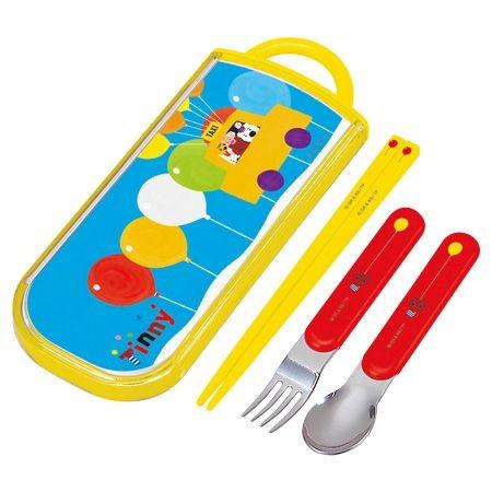 在庫限り 入荷なし トリオセット 箸 フォーク スプーン ふうせんいぬティニー スライド式 キャラクター 子供用お箸 お弁当グッズ 食洗機対応 お弁当グッズのカラフルボックス 通販 Yahoo ショッピング