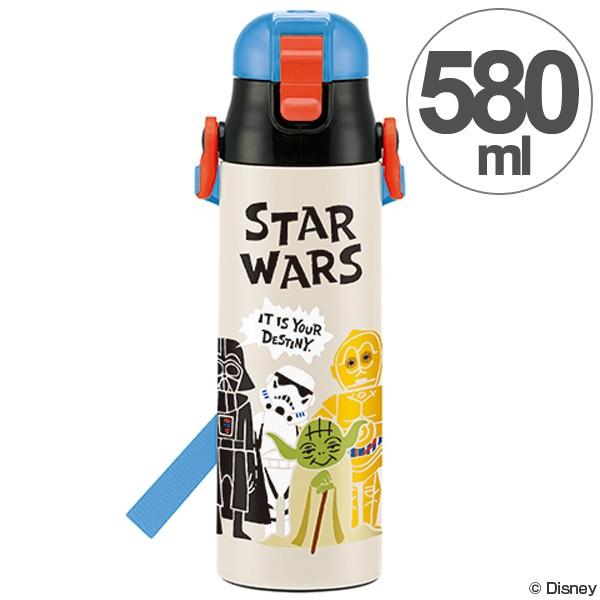 ■在庫限り・入荷なし■子供用水筒　スターウォーズ　STAR WARS　ペーパーカット　直飲み　ワンプッシュステンレスボトル　580ml （ ステンレスボトル ステ｜colorfulbox