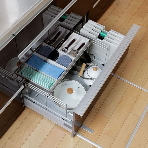 キッチン収納ケース カトラリーポケット L システムキッチン 引き出し用 トトノ カトラリートレー カトラリー収納 カトラリーケース お弁当グッズのカラフルボックス 通販 Yahoo ショッピング