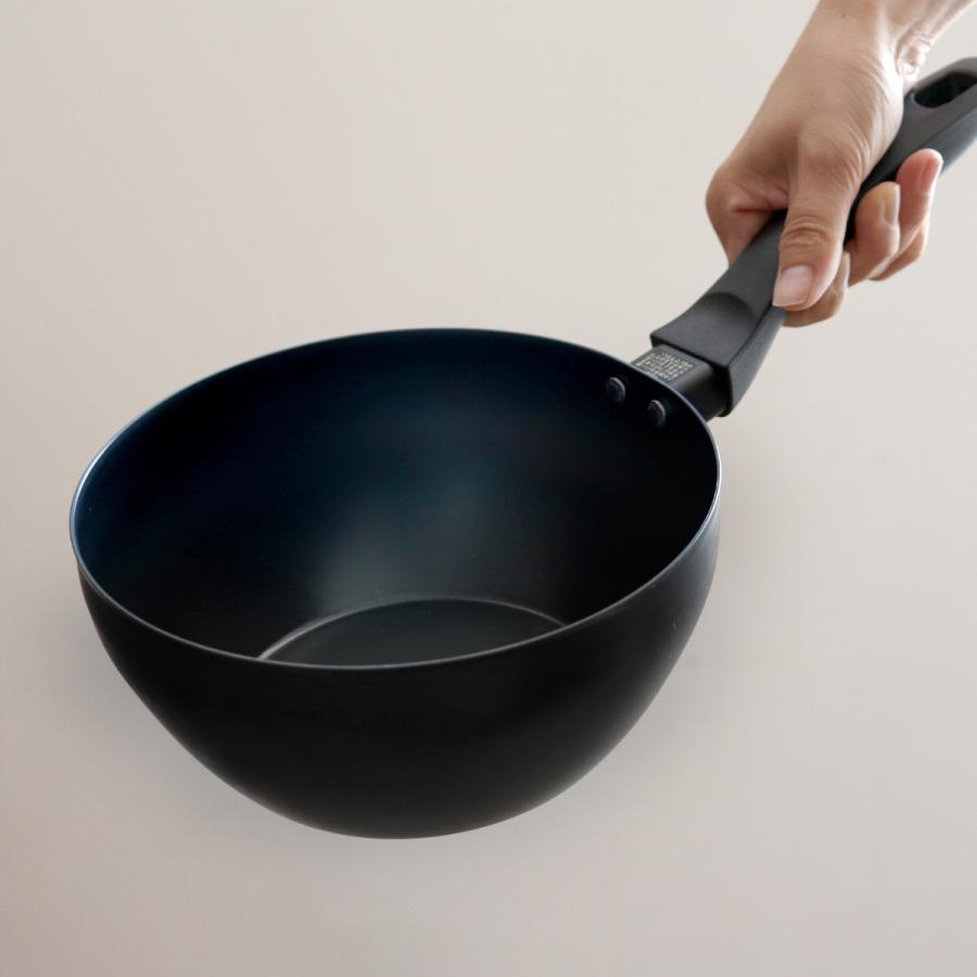 鉄フライパン 20cm IH対応 深型 使いやすいふか〜い鉄パン 日本製 藤田