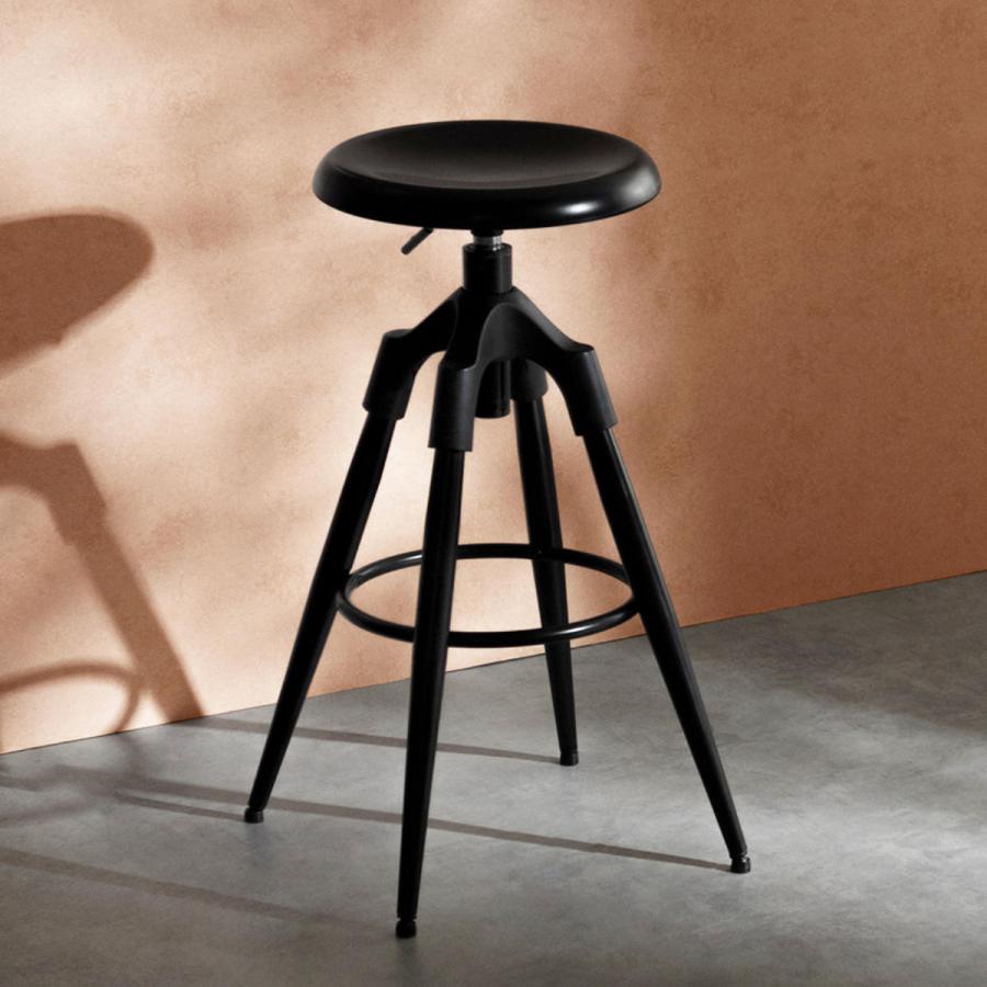 宮武製作所 バーチェア 座面高73〜81cm ハイタイプ 回転 昇降式 Ford