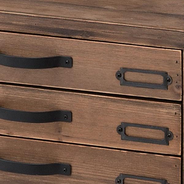 待望の再入荷 レターケース 3段 サイズ Toreno 天然木 幅35cm 引出し チェスト 収納 書類ケース 木製 ミニチェスト 引き出し 引出 書類収納 アンティーク風 レトロ 木 デスク上収納 紙 小物収納 手紙 天然木を使用した サイズのレトロな雰囲気のレター