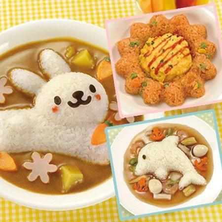 ごはん型 ご飯抜き型 myフォルム （ ご飯押し型 抜き型 ） : お弁当グッズの