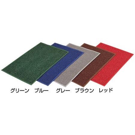 玄関マット 屋外用 文字入り 「Welcome」 コイルカラーマット 裏地付
