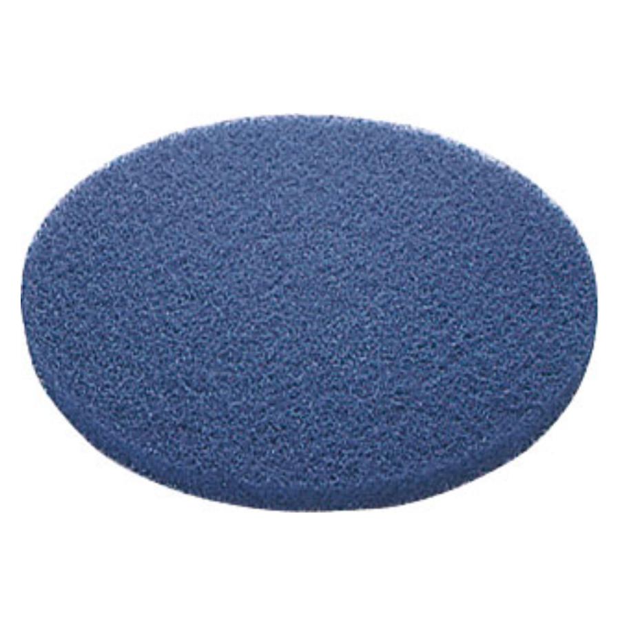 山崎産業【環境用品】フロアパッド18” W（磨き用）５枚入 Y-4903180330928★【E-17-18-W】 山崎産業 ポリシャー用フロアパッド 18インチ 表面洗浄用 ブルー 5枚