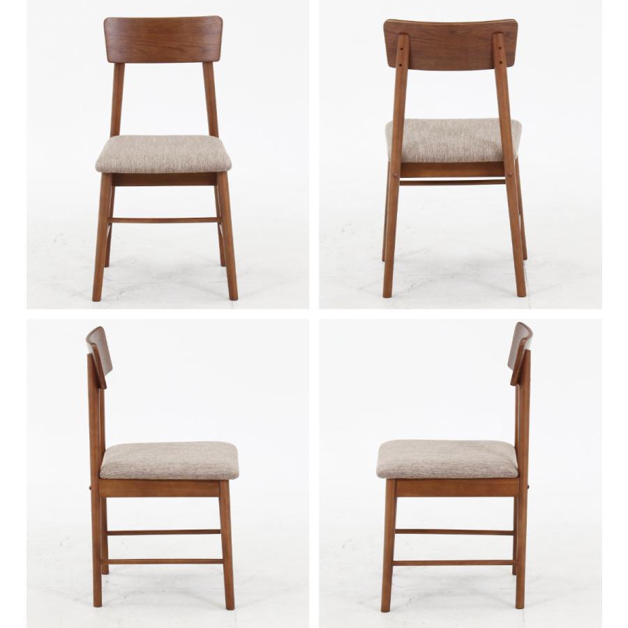 不二貿易（Fuji Boeki） ダイニングチェア 座面高43cm 2脚セット