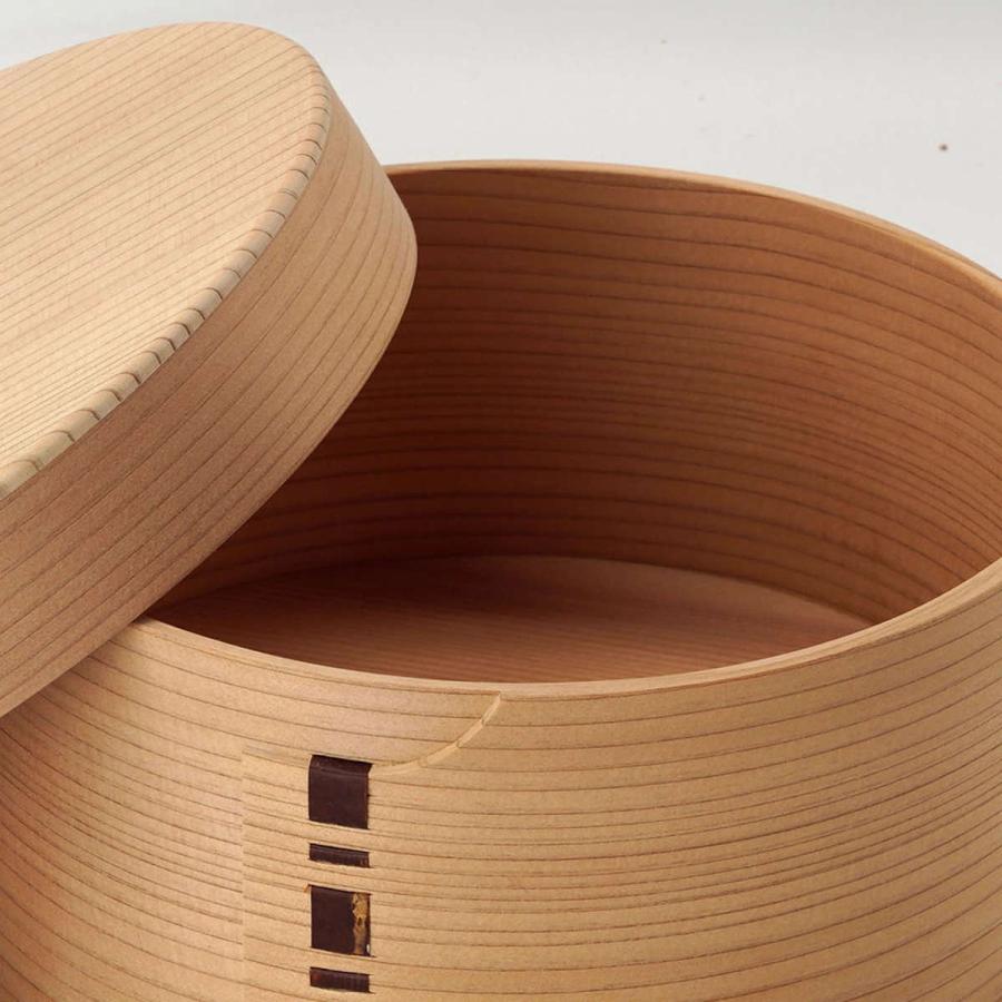 【新品】おひつ 曲げわっぱ 大館　天然杉 秋田杉 大館 伝統工芸 無塗装 おひつ（七寸木地仕上） - 大館工芸社