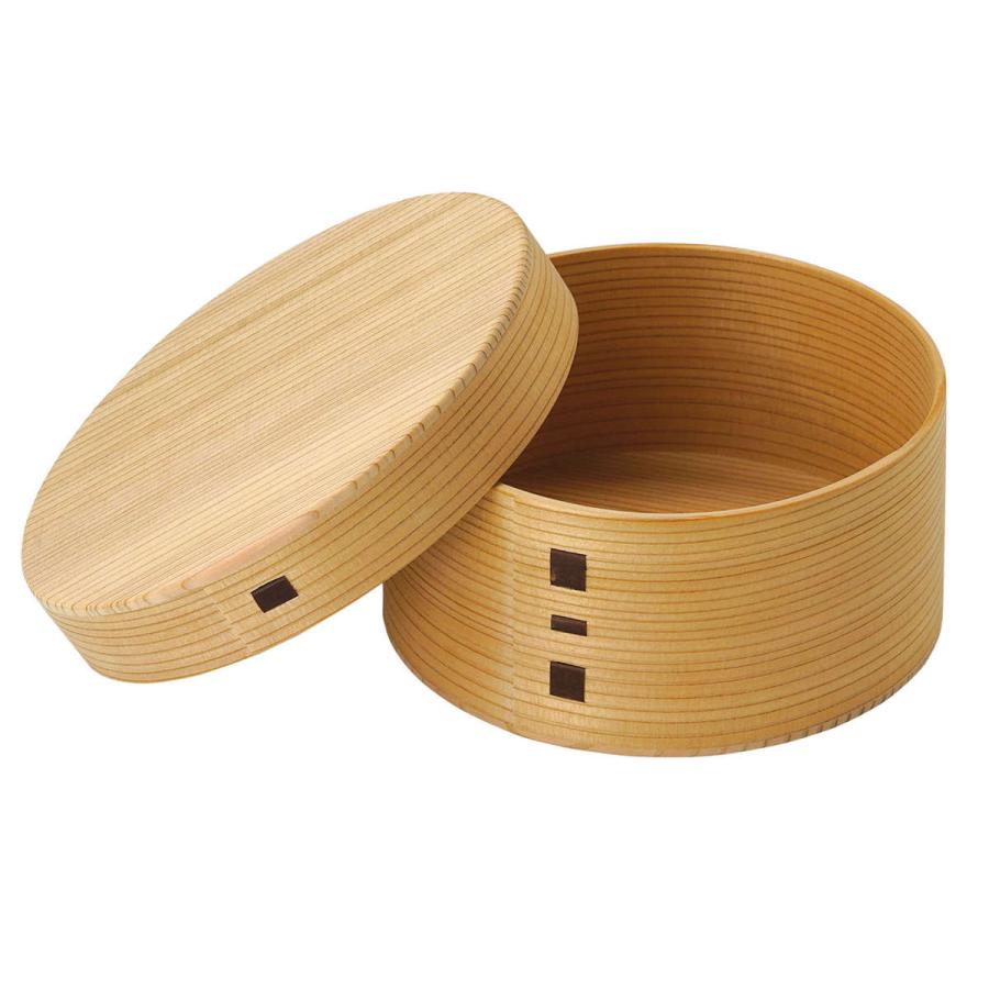 お櫃 大館 曲げわっぱ おひつ 無塗装 小 （ ご飯入れ 秋田杉 日本製