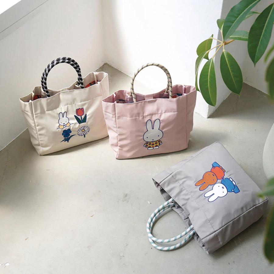 カバントートバッグ ミッフィーMiffy Dick Bruna 自立 軽量 カレッジトート （ miffy トート 手提げ バッグ サブバッグ エコバッグ ）