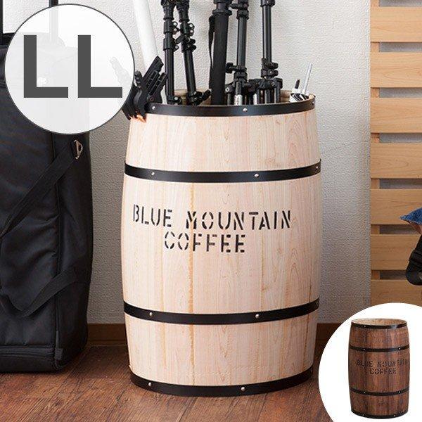コーヒー樽 木樽 ヒノキ製 LLサイズ 高さ67cm （ インテリア 収納 木製