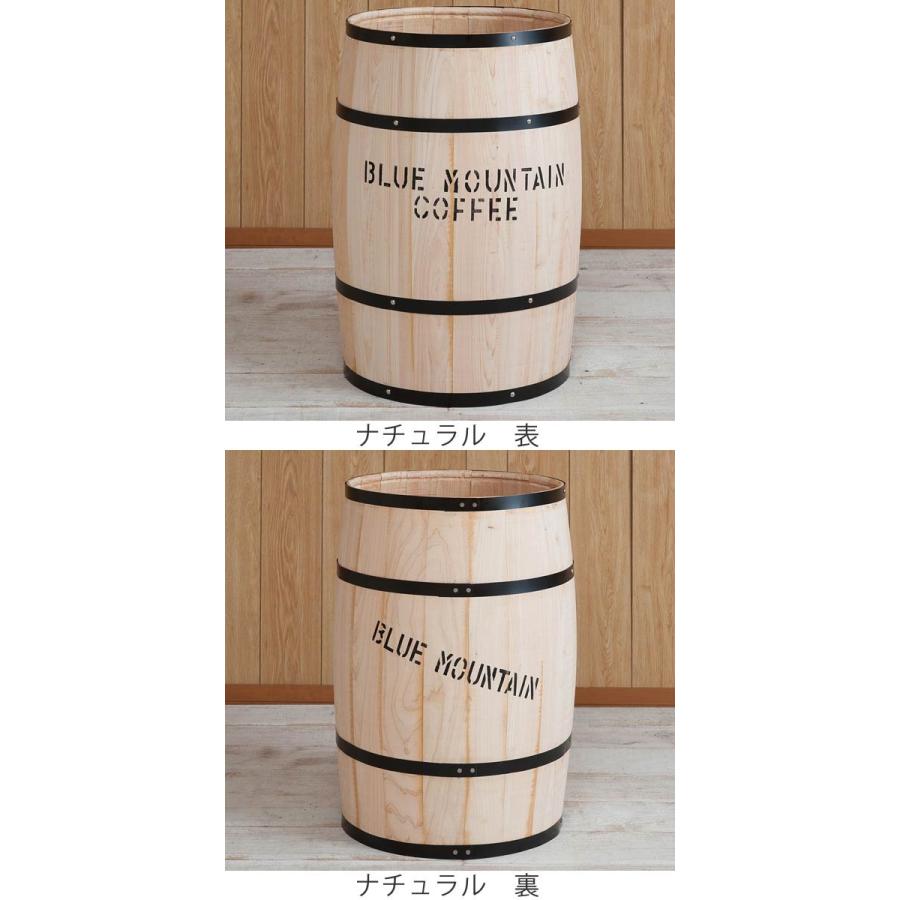 コーヒー樽 木樽 ヒノキ製 LLサイズ 高さ67cm （ インテリア 収納 木製