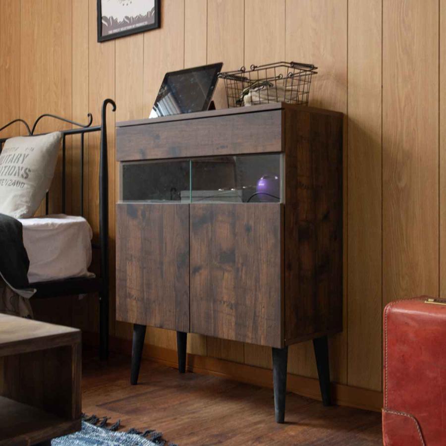 ルーター収納 幅60.5cm FAX台 ヴィンテージ調 Arizona （ ラック 収納