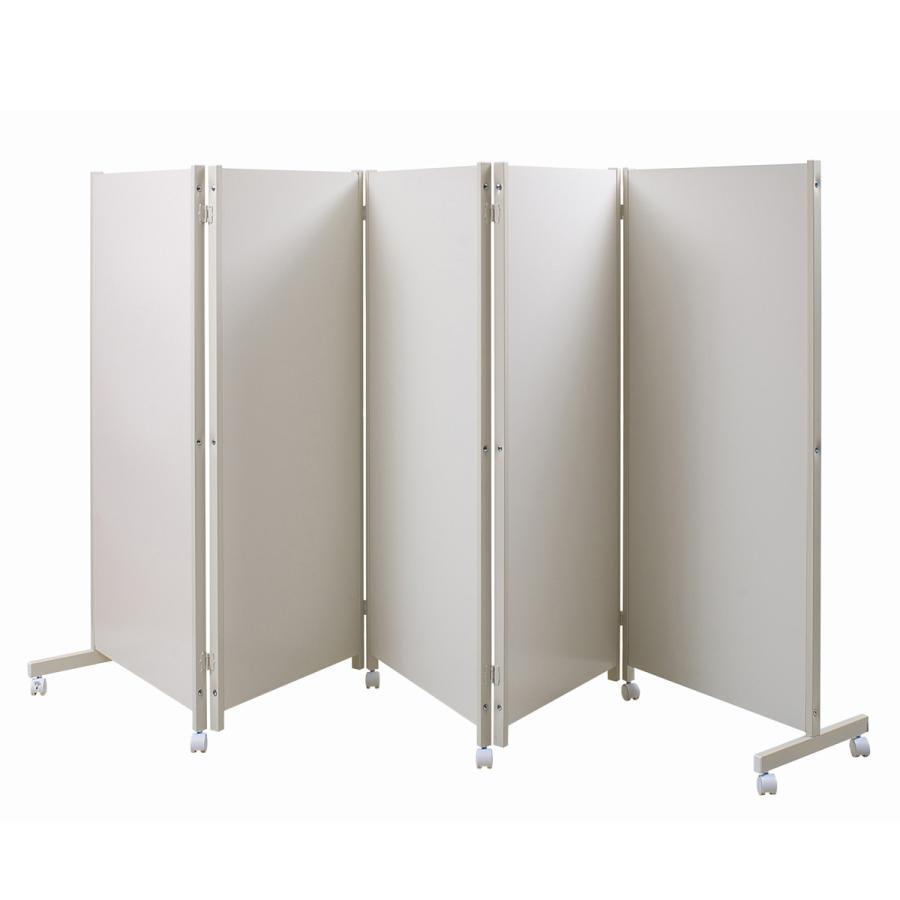 パーテーション キャスター付きパーテーション 5連 高さ145cm （ 自立