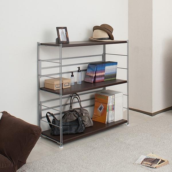 家具 収納家具 スチールラック オープンラック 頑丈棚 幅90高さ94cm （ ラック スチールラック 収納