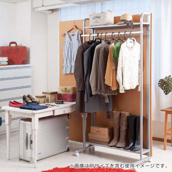 パーテーション 間仕切り ハンガーラック キャスター付き 幅90cm