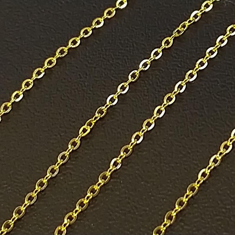 K18 60cm ネックレス　1mmチェーン　6g ゴールドネックレス 1mm幅 60cm チェーンネックレス 極細チェーン